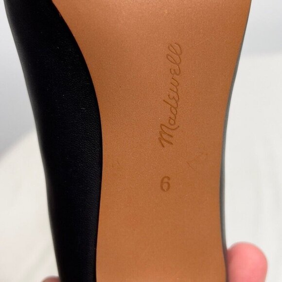 Madewell $218 The Dimes Stiletto Heel Ankle Boot Black Size 6 NT545 - Picture 12 of 13